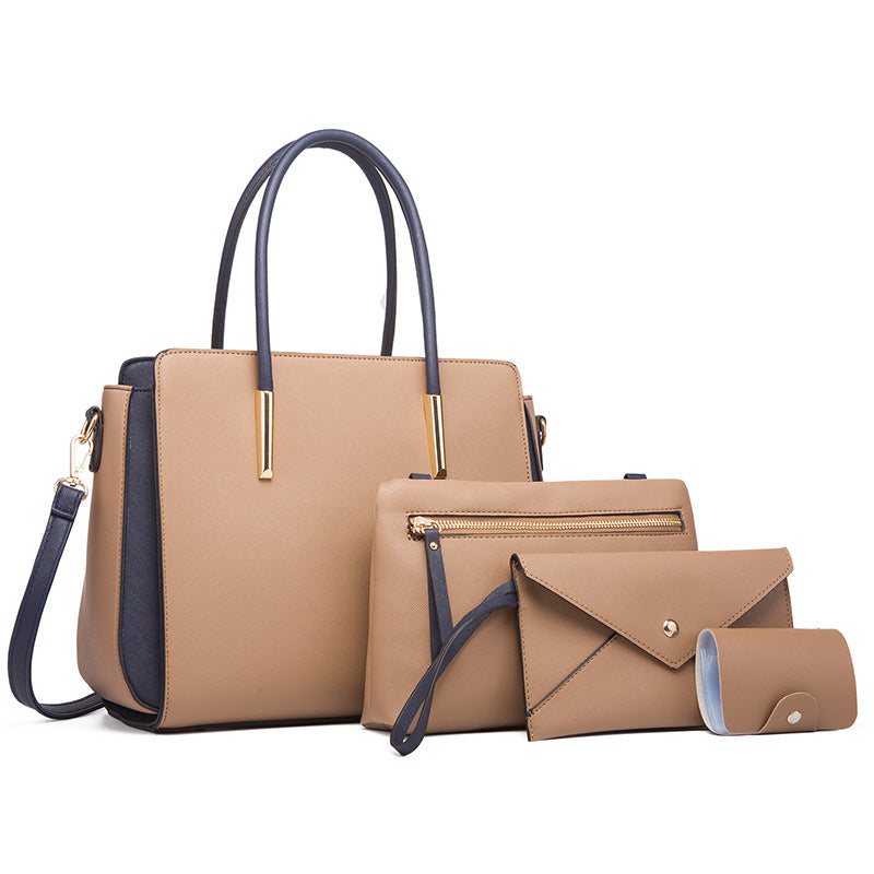 4PCS Women's Handbag One-Shoulder Crossbody Bag Women's Bag Gift Bag