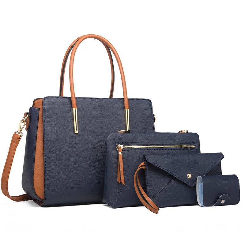 4PCS Women's Handbag One-Shoulder Crossbody Bag Women's Bag Gift Bag