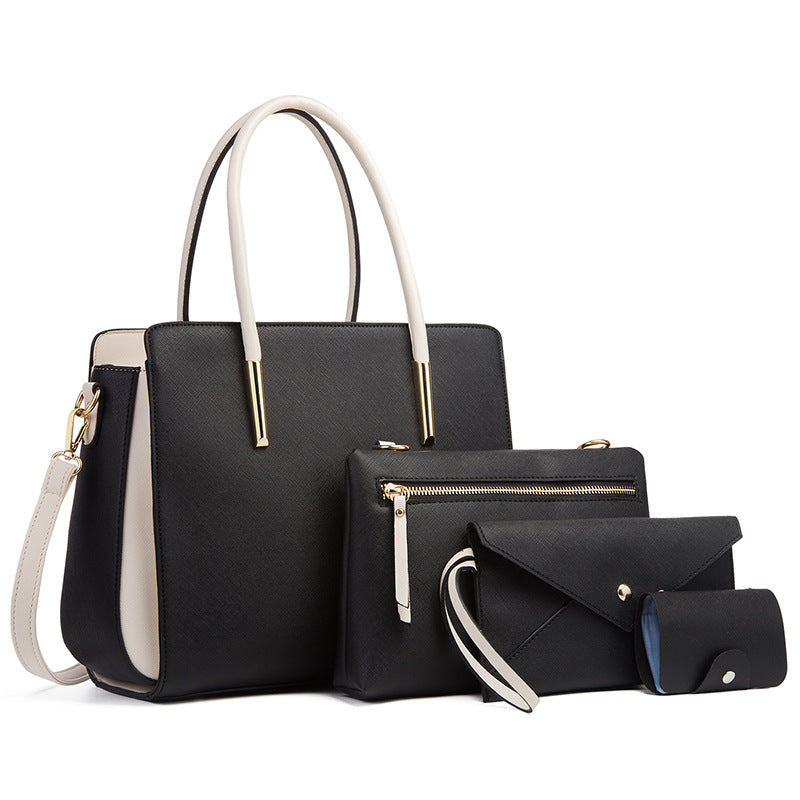 4PCS Women's Handbag One-Shoulder Crossbody Bag Women's Bag Gift Bag
