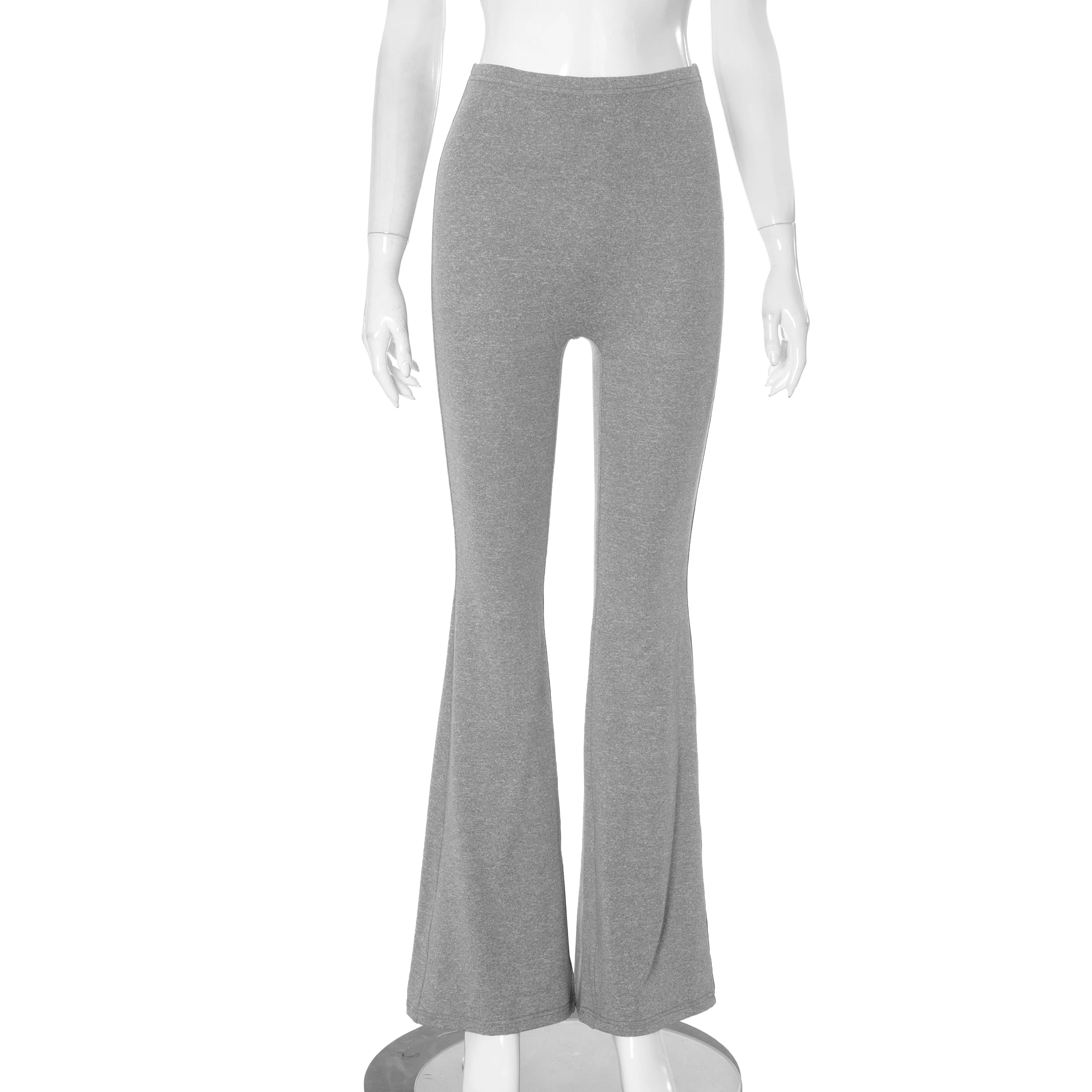 089Women's Slim Micro Flare Casual Sexy Sports Pant