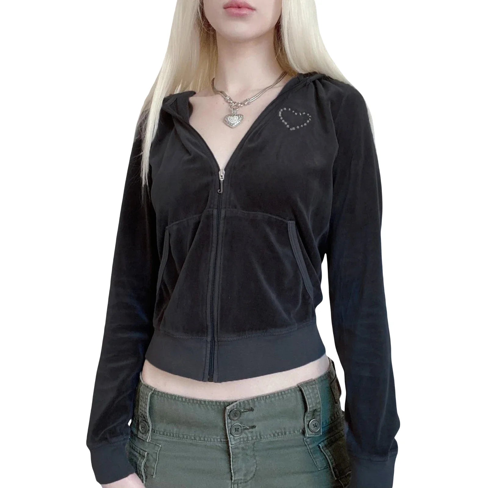 013Women's Long Sleeve Top with Pockets
