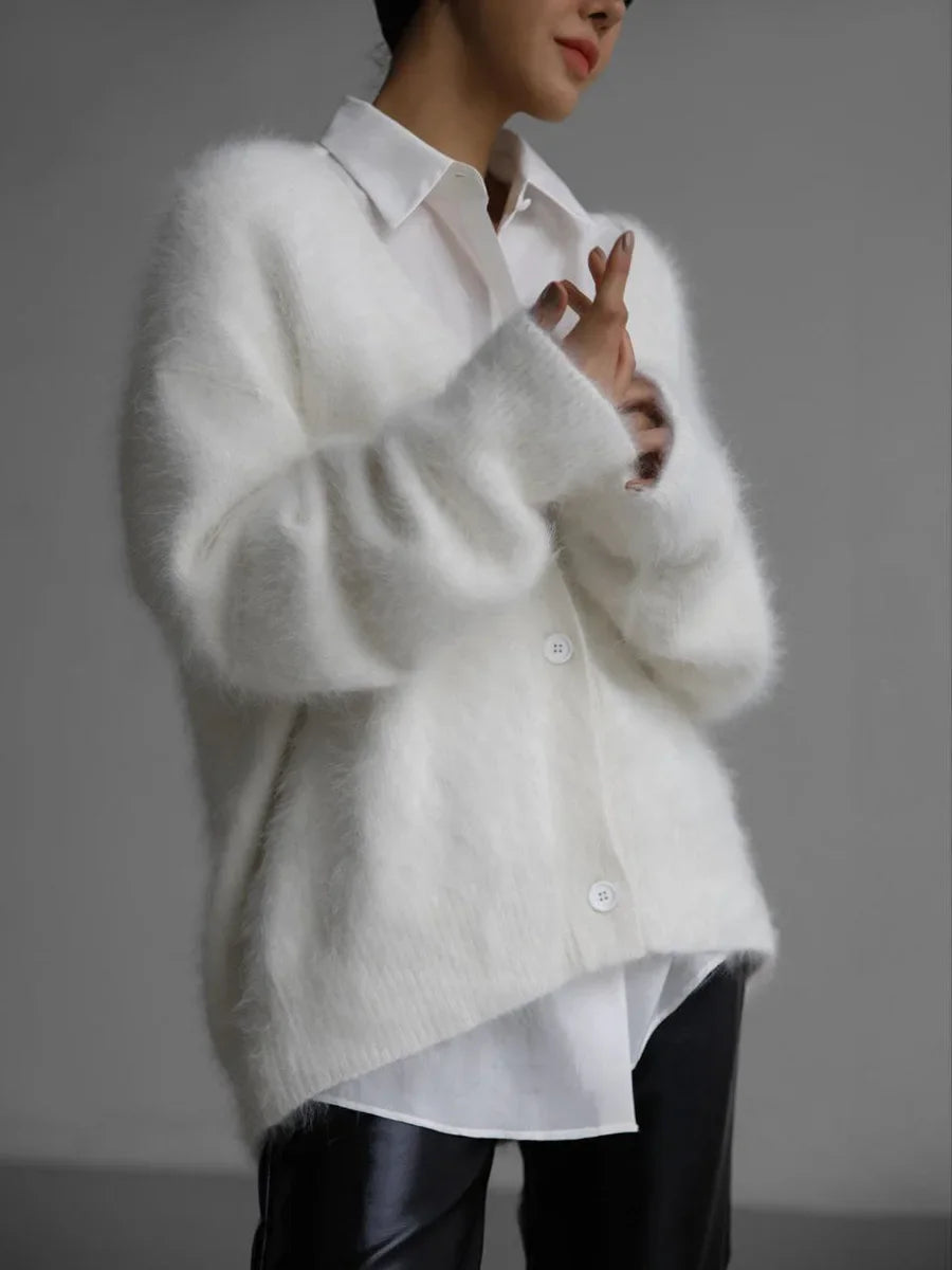 097Women Elegant Long Sleeve Sweater