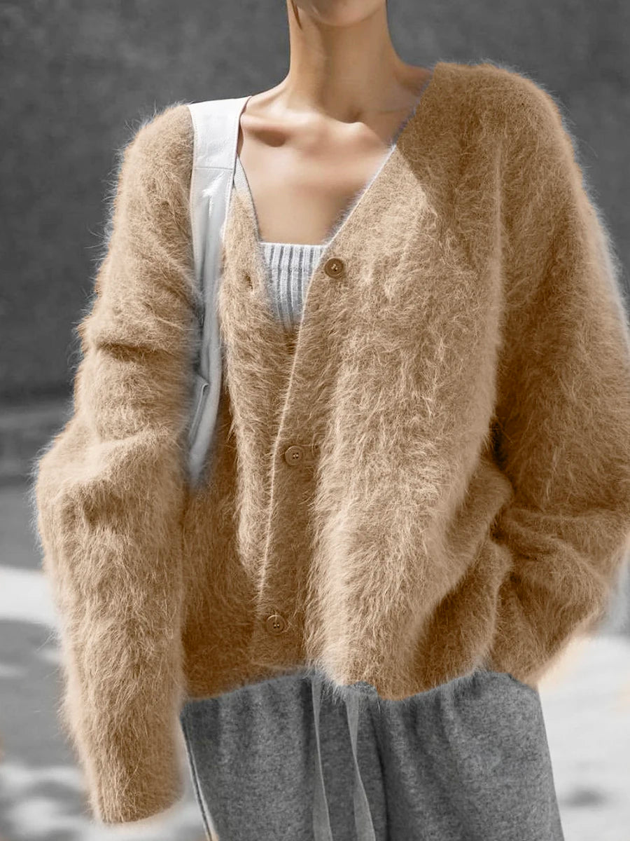 097Women Elegant Long Sleeve Sweater