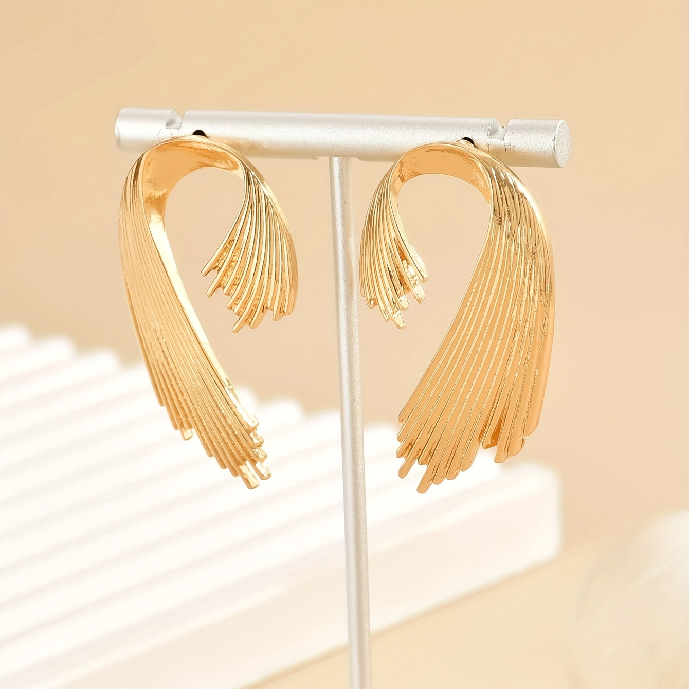 Creative Shaped Stud Earrings Alloy Jewelry Elegant Style Unique Statement Female Earrings Gift For Women