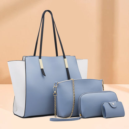 [BUY 1 GET 4] 4PCS Handbags for Women Shoulder Bags Tote Bags Purse Set