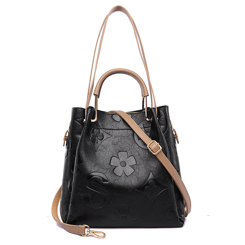 [Fashion] New bucket bag Fashion handbag Large-capacity shoulder bag Crossbody bag