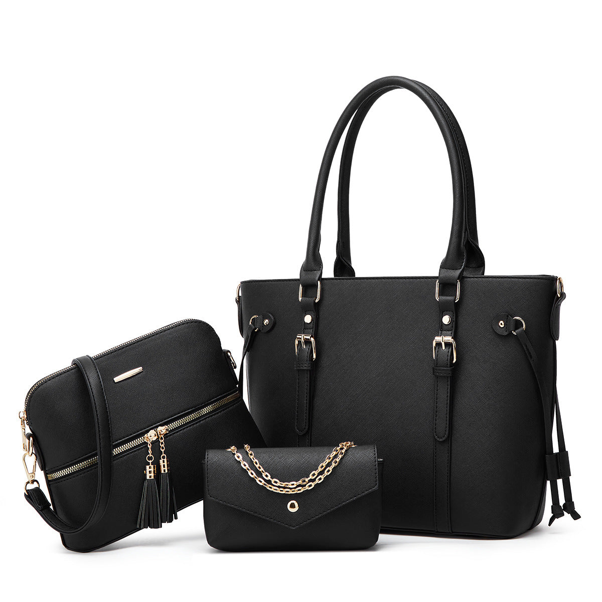 [BUY 1 GET 3] 3PCS Purses and Handbags for Women Tote Purse Set Shoulder Bag Crossbody Bags