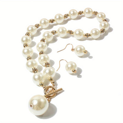 Luxurious Faux Pearl Clavicle Necklace - Elegant Short Chain, Versatile All-Match Jewelry Accessory for Women, Perfect for Everyday Wear, Parties and Special Occasions